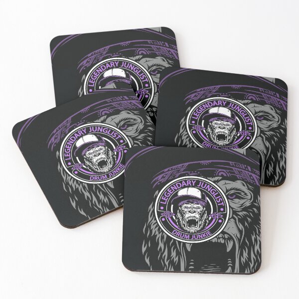 Item preview, DRUM JUNKIE - Purple Gorilla - LEGENDARY JUNGLIST designed and sold by BLICK-DESIGNS.