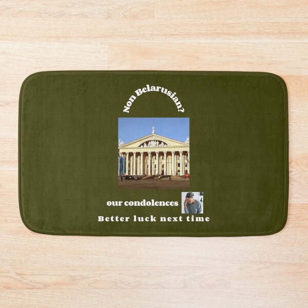 Item preview, "Condolences to non Belarusians"  (white text) designed and sold by skoumpourdides.