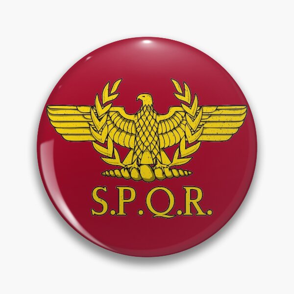 Item preview, Roman Standard - Rome - SPQR - Roman Empire - Gold designed and sold by createdezign.