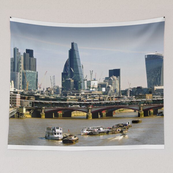 Item preview, London Cityscape Blackfriars Bridge England designed and sold by AndyEvansPhotos.