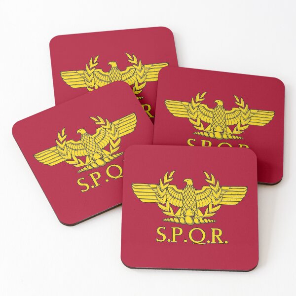 Item preview, Roman Standard - Rome - SPQR - Roman Empire - Gold designed and sold by createdezign.