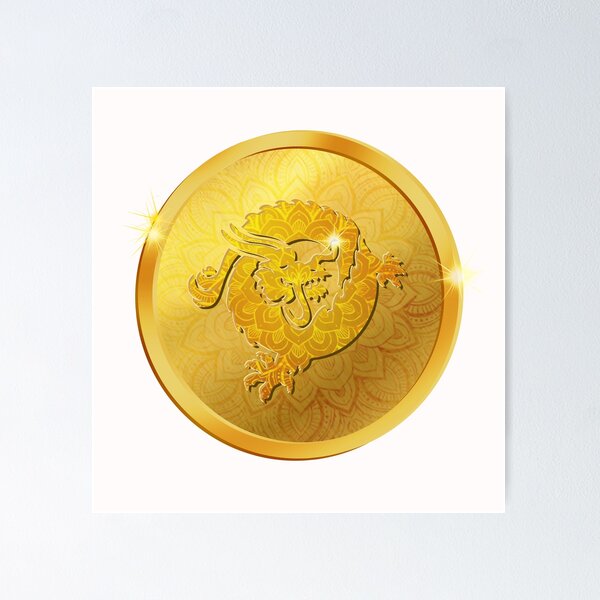 Item preview, CRYPTO SATOSHI BITCOIN GOLD  - BLANC UNI designed and sold by Art-PraveenRai.