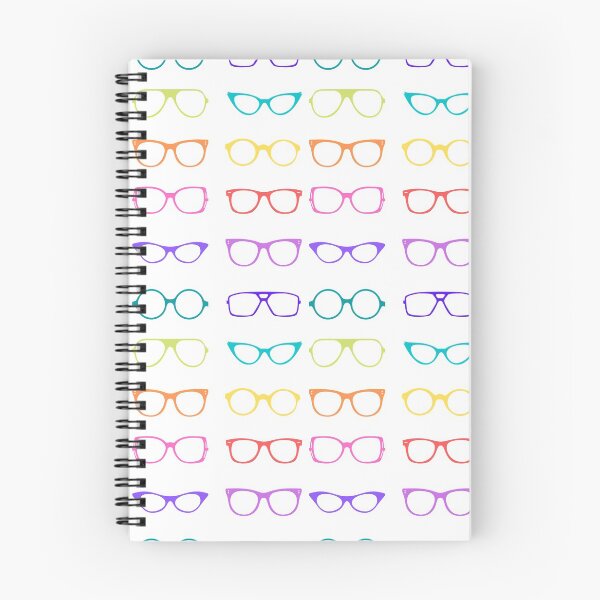 Item preview, Colorful glasses illustrated pattern designed and sold by TumblesMumbles.