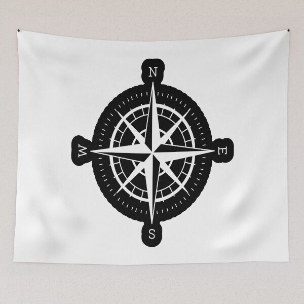 Item preview, Compass With Compass Rose For Navigation designed and sold by Shirtey.