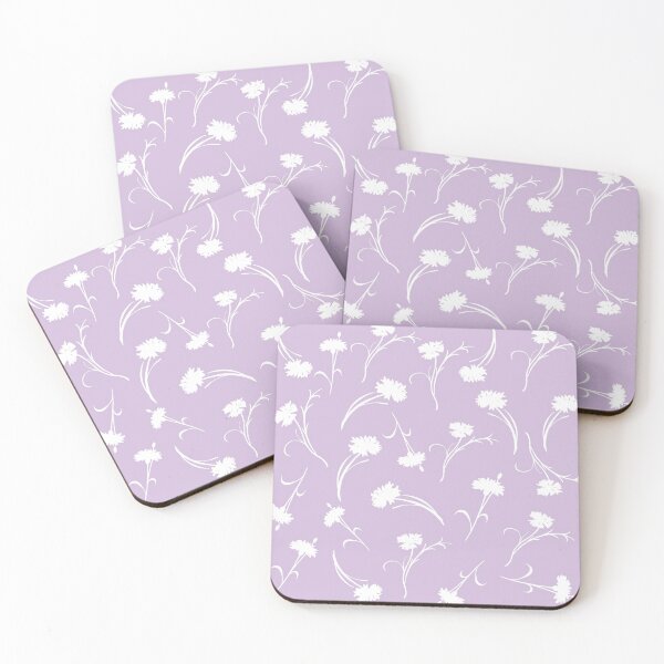 Item preview, ditsy cornflower pattern in lavendar designed and sold by tigerr.