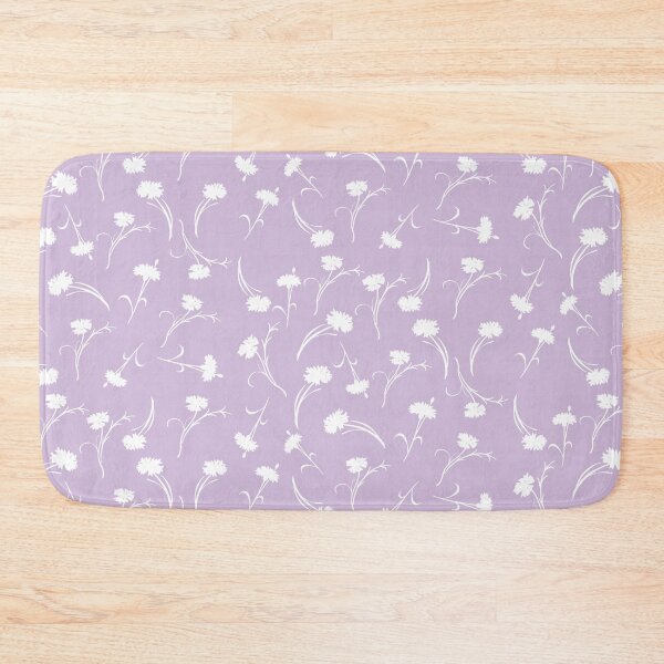 Item preview, ditsy cornflower pattern in lavendar designed and sold by tigerr.