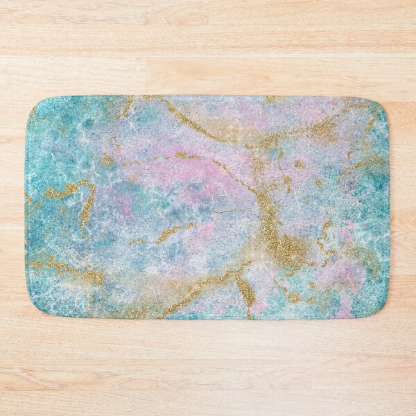 Item preview, Blue Gold Marble Artwork designed and sold by NdesignTrend.