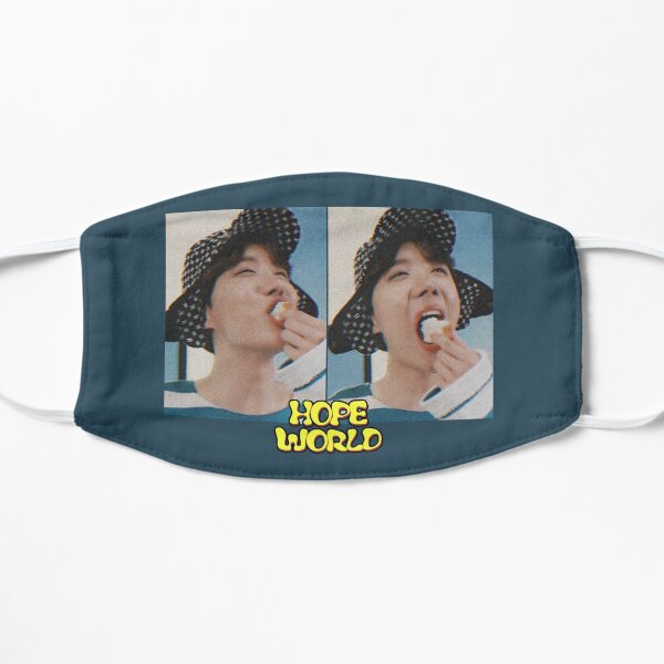 Jhope daydream behind the scenes aesthetic Flat Mask