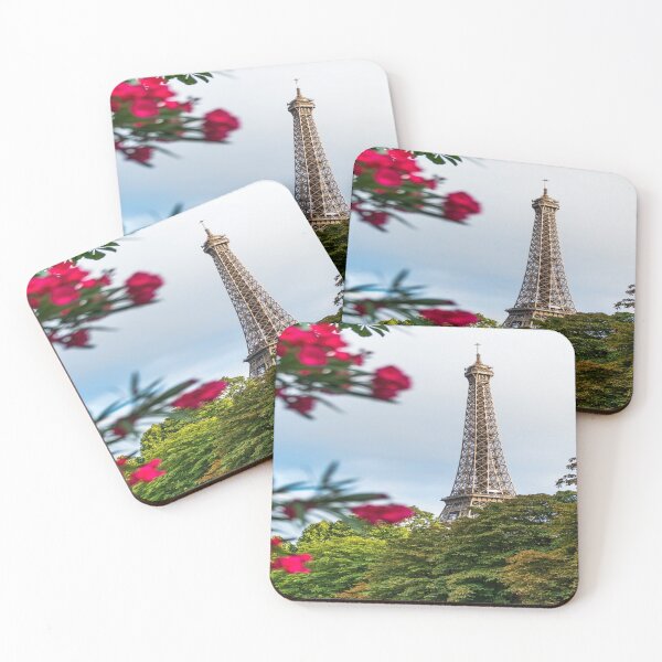 Item preview, Eiffel Tower behind flowers France designed and sold by BestDesign87.