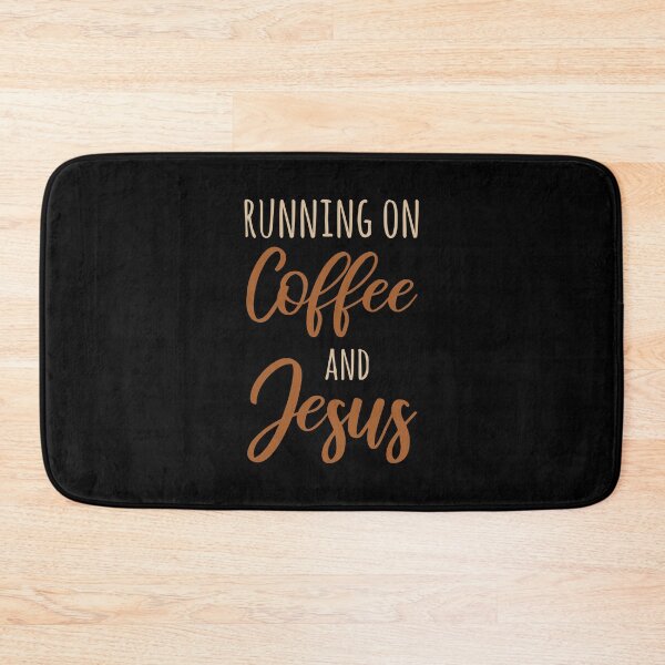 Item preview, Running On Coffee And Jesus designed and sold by TheBeastNation.