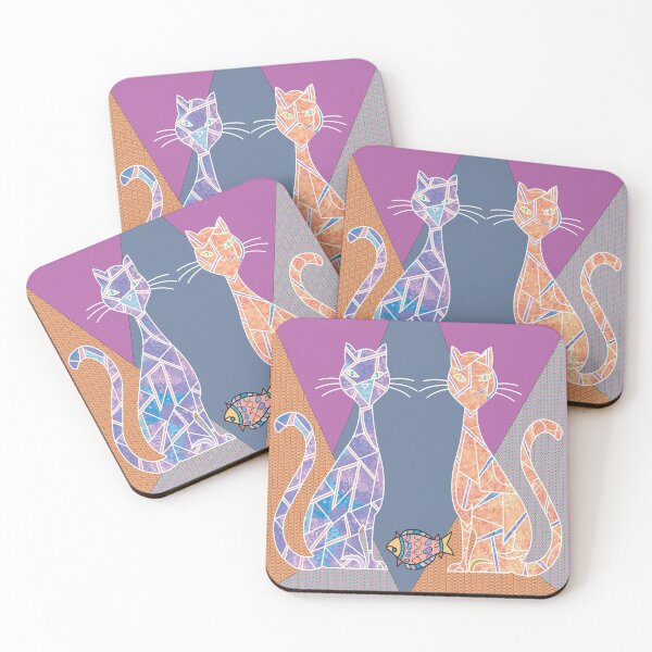 Item preview, 2 Cats & Fish designed and sold by Dipanjan20.