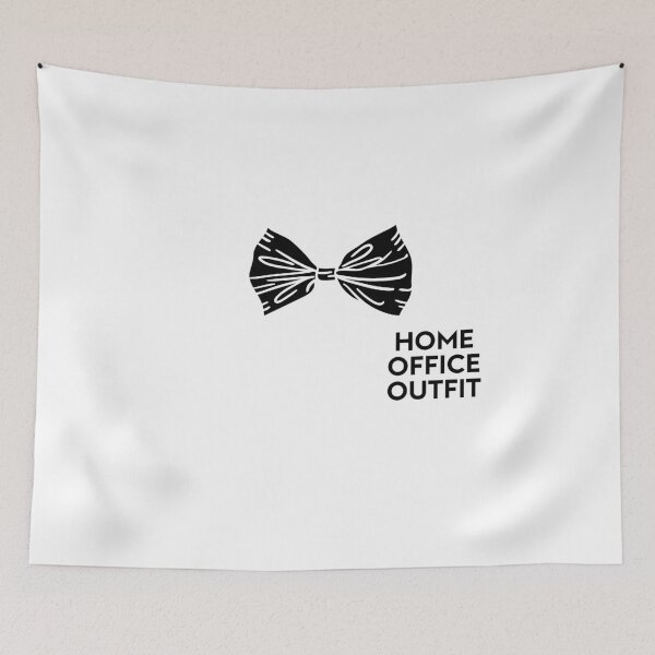 Item preview, Funny Working From Home Remote Employee Outfit Black Bow Tie designed and sold by Salvadax.