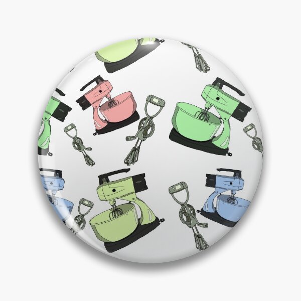 Item preview, Colorful retro hand mixer pattern designed and sold by PBerry.