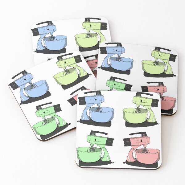 Item preview, Colorful retro mixer pattern designed and sold by PBerry.