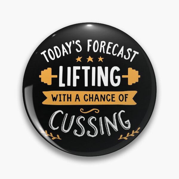Item preview, Today's Forecast Lifting With A Chance Of Cussing designed and sold by Brogress Project.