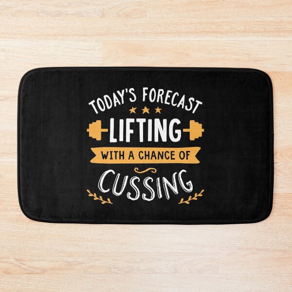 Item preview, Today's Forecast Lifting With A Chance Of Cussing designed and sold by Brogress Project.