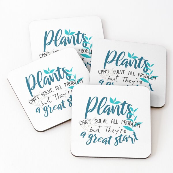 Item preview, Plants can't solve all problem but they are a great start. designed and sold by FlinArt.