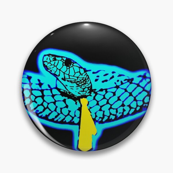 Artikelvorschau, SSassy tödlich tödlich auffallend süße Aqua Neon Schlange mit einer gelben Krawatte entworfen und verkauft von ClosLineDesigns.