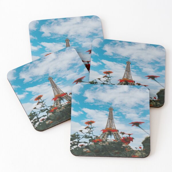 Item preview, Eiffel Tower behind flowers France designed and sold by BestDesign87.