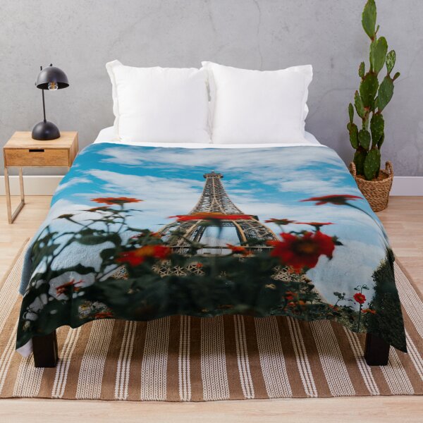 Item preview, Eiffel Tower behind flowers France designed and sold by BestDesign87.