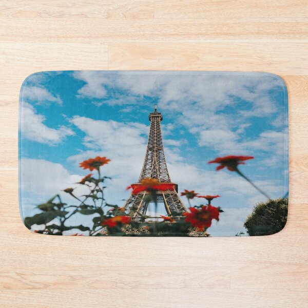 Item preview, Eiffel Tower behind flowers France designed and sold by BestDesign87.