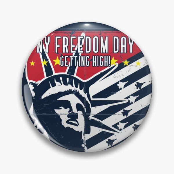Item preview, Independence day and Freedom Day, 4th of July, Getting High! designed and sold by ARTsPlural.