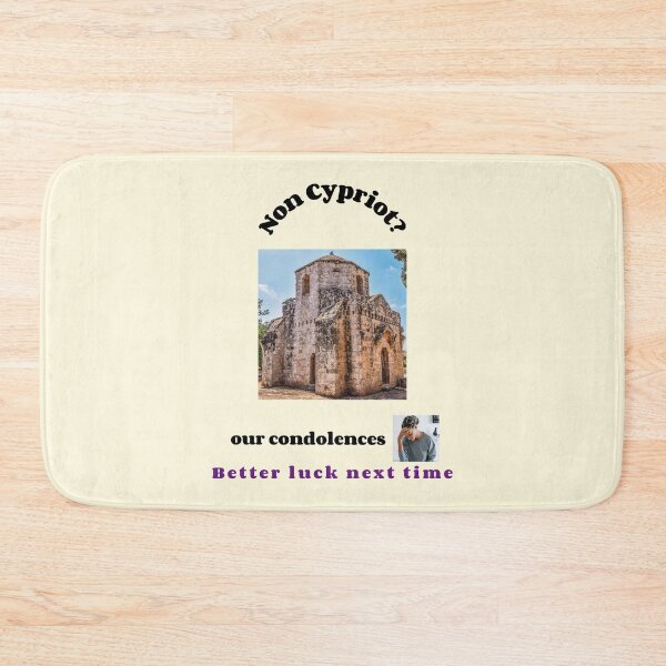 Item preview, "Condolences to non Cypriots"  (black text) designed and sold by skoumpourdides.