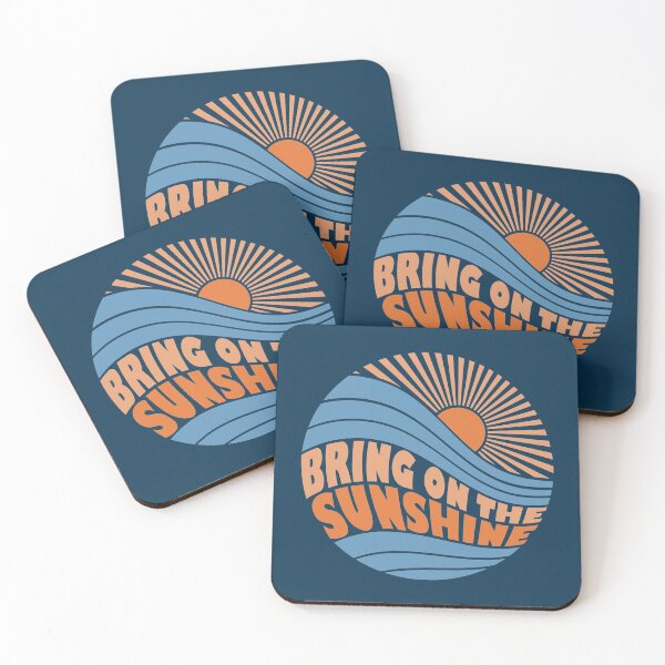 Item preview, Bring on the Sunshine Retro Summer Quote designed and sold by CynthiaGraphics.