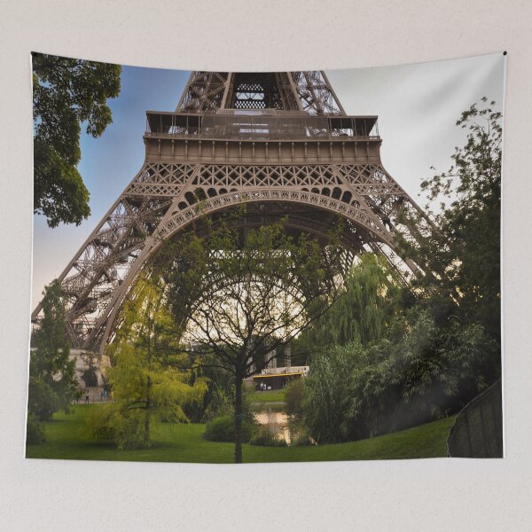 Item preview, Copie de Eiffel Tower behind trees Paris France designed and sold by BestDesign87.
