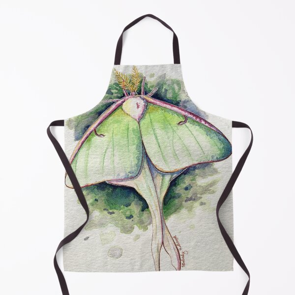 Item preview, Watercolor Luna Moth designed and sold by Kimberly Holbrook Arts.
