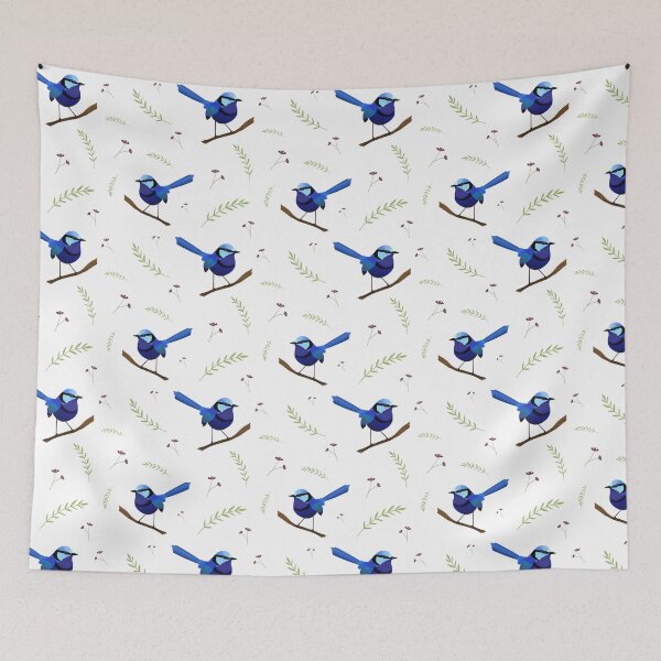 Item preview, Fairy Wren Bird Pattern  designed and sold by TinyThings90.