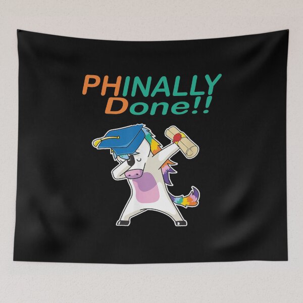 Item preview, phinally done funny unicorn graduate designed and sold by justbejoker.
