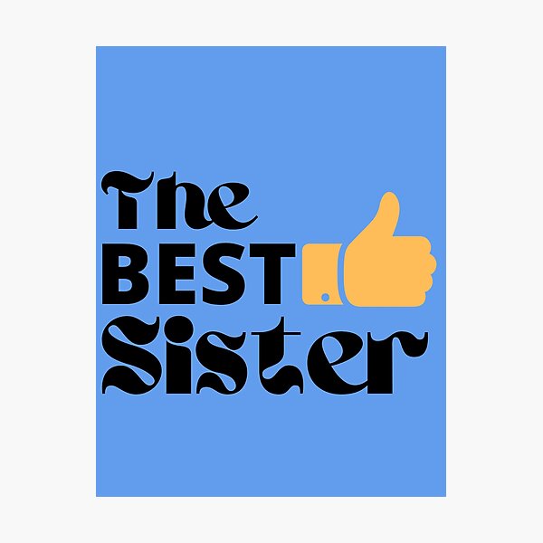 Artikelvorschau, Die beste Schwester B. entworfen und verkauft von JockArts.