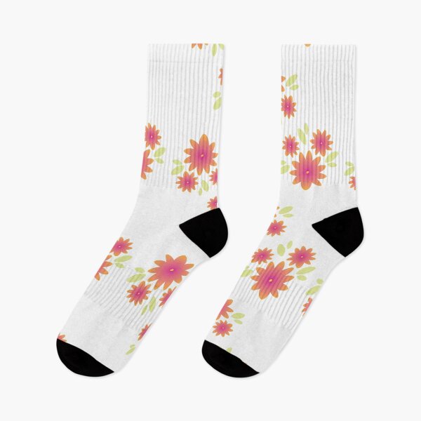 Aperçu de l'œuvre Fleur orange et rose Illustrations créée et vendue par OneCreativePup.