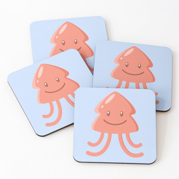 Item preview, Cute Squid - Lindo diseño de criatura marina designed and sold by BaconPancakes21.