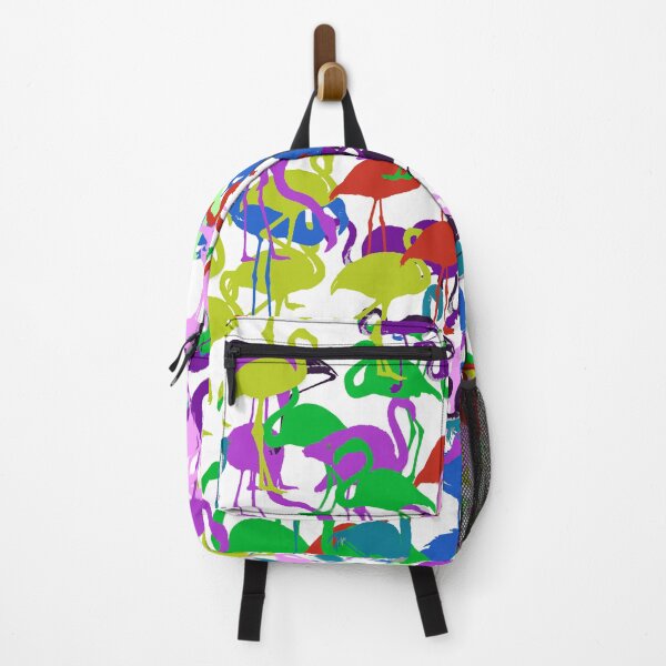 Item preview, Colorful rainbow flamingo pattern seamless designed and sold by Artsy Boulevard.