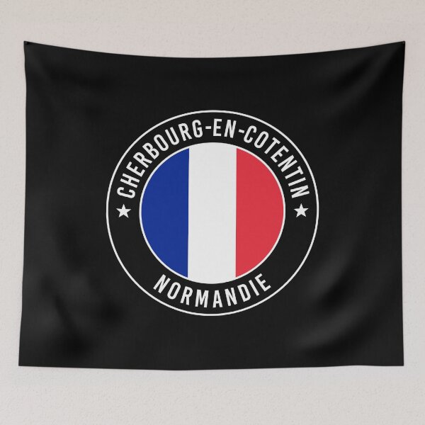 Item preview, Cherbourg-en-Cotentin Normandie France Flag designed and sold by ClassyCo.