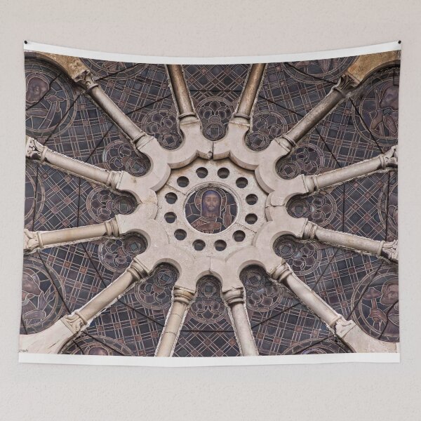 Item preview, Lisbon Cathedral - A Rose Window Extreme Close-up © designed and sold by © Hany G. Jadaa © Prince John Photography.