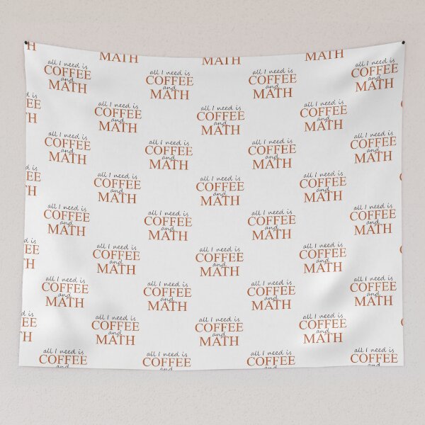 Item preview, All I need is Coffee and Math designed and sold by ben-taylor1234.