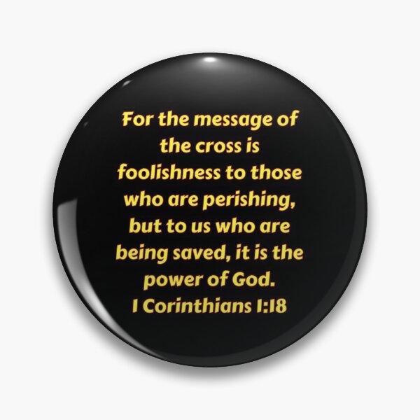 Item preview, Bible Verse 1 Corinthians 1:18 designed and sold by Prayingwarrior.