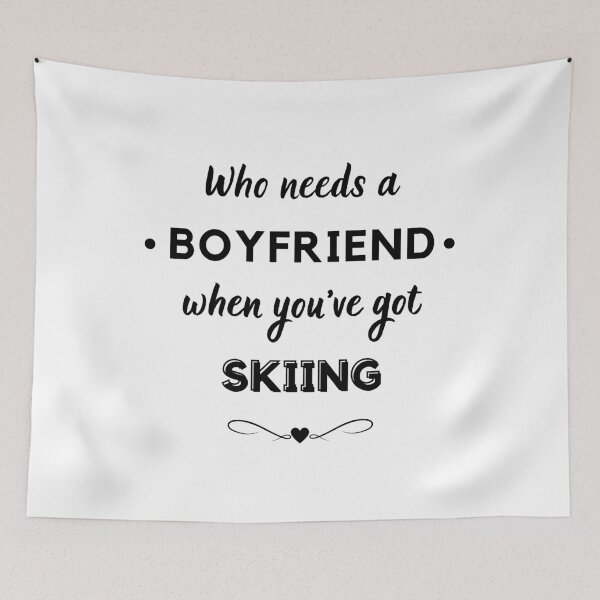 Item preview, Who needs a boyfriend when you've got skiing designed and sold by TheGreenGoat.