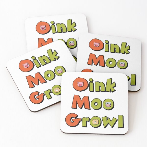 Item preview, "Oink, Moo, Growl" (OMG) designed and sold by TeeTotallers.