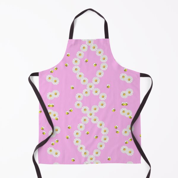 Item preview, Bees Love Daisy pink pattern designed and sold by eyoginminimal.