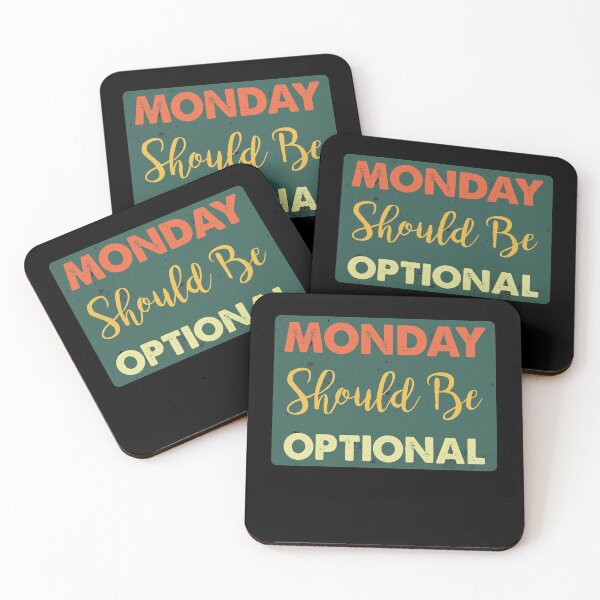 Item preview, Mondays Should Be Optional / Funny Vintage Office Work designed and sold by Amineharoni.
