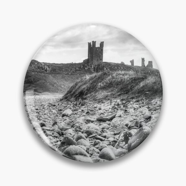 Item preview, Dunstanburgh Castle Northumberland Black And White designed and sold by Paul Thompson Photography.