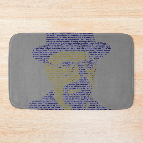 Item preview, Mr. White Heisenberg Quotes Text Portrait designed and sold by OnigiriDoctor.