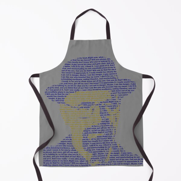 Item preview, Mr. White Heisenberg Quotes Text Portrait designed and sold by OnigiriDoctor.