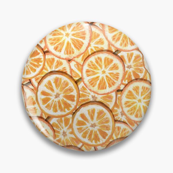 Item preview, Patrón sin costuras de fruta naranja designed and sold by Fishik.