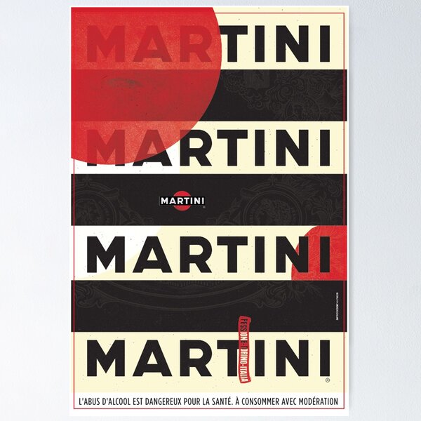 Item preview, Vintage pub - Martini aperitif designed and sold by SuperNanais.