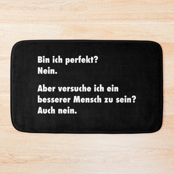 Item preview, Bin ich perfekt Am I perfect German Joke Gift designed and sold by SuperFreshArt.